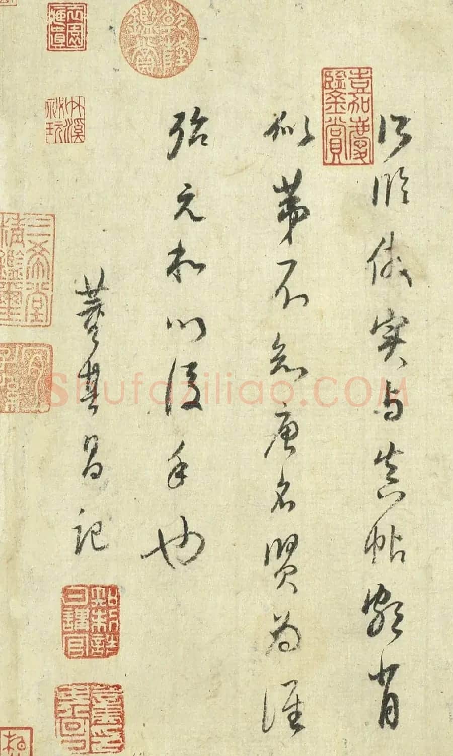 董其昌草书《十二月朋友相闻书》卷 | 名家书法作品精选
