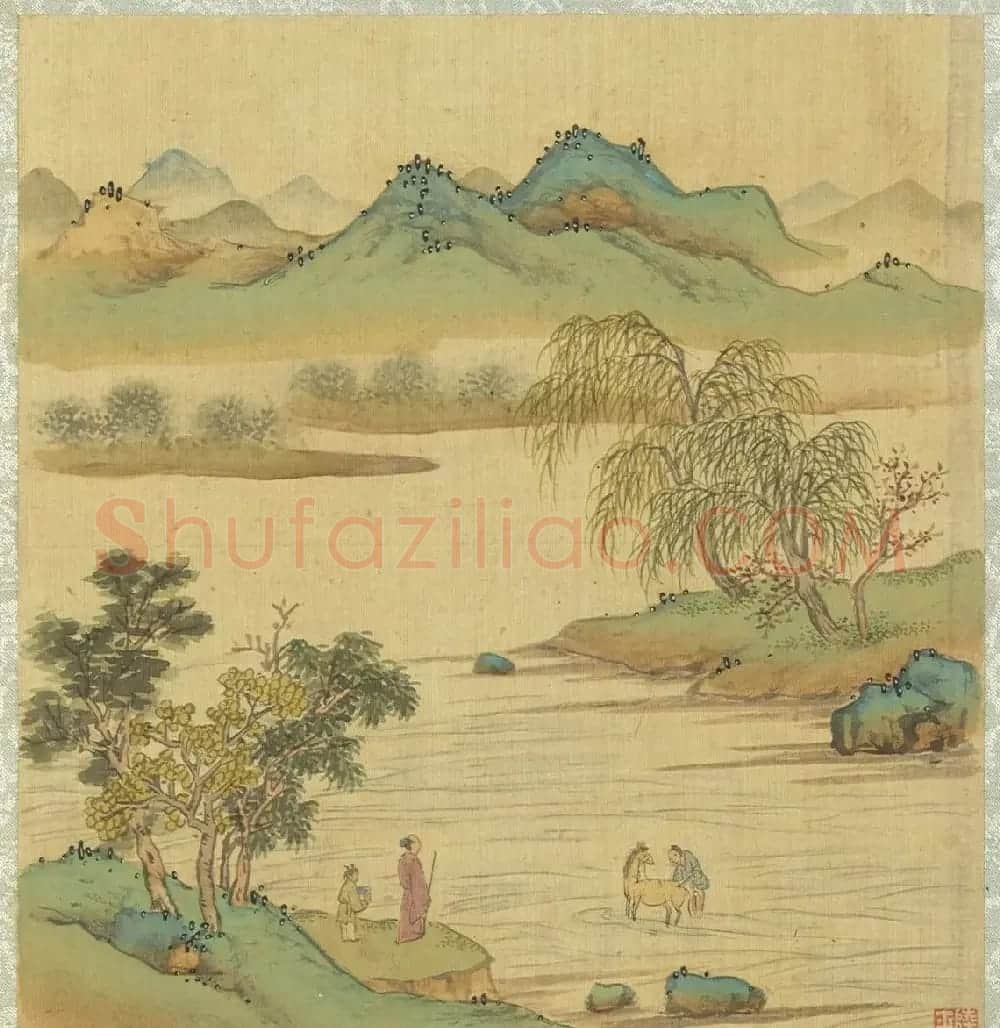 明代陆士仁字画欣赏《湖山佳趣》册 | 传世书法作品鉴赏