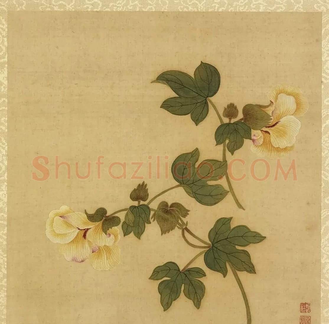 梁诗正书宝亲王题邹一桂花卉册 | 传世书法作品赏析