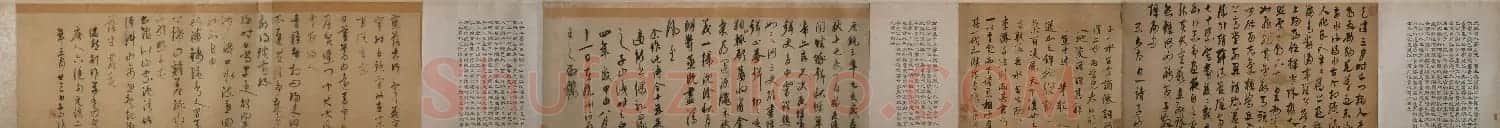 元代康里巎巎草书欣赏《李白古风诗卷》 | 书法长卷