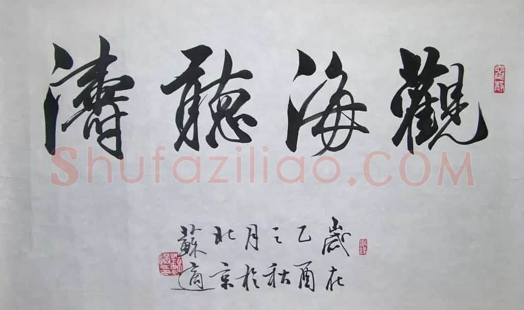 苏适行书书法作品欣赏 | 软笔书法作品