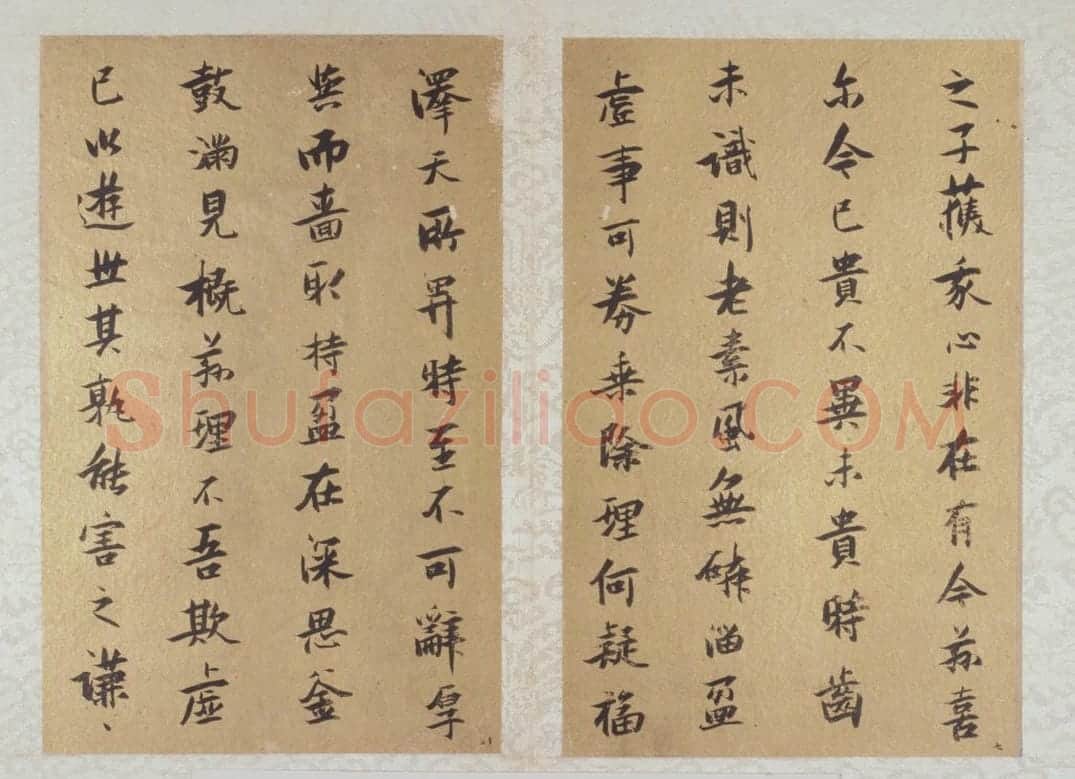 张瑞图行楷书送康侯杨外孙北上七篇册 | 故宫书法类藏品