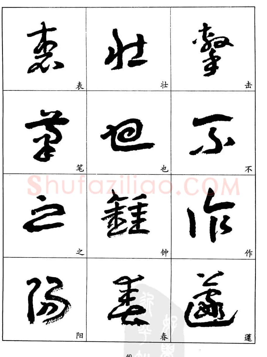 20世纪中国杰出书法家王蘧常章草字帖 | 软笔草书字帖