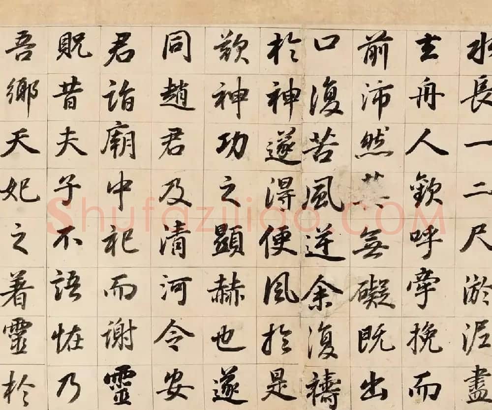 董其昌67岁行楷书法手卷《龙神感应记》 | 书法长卷
