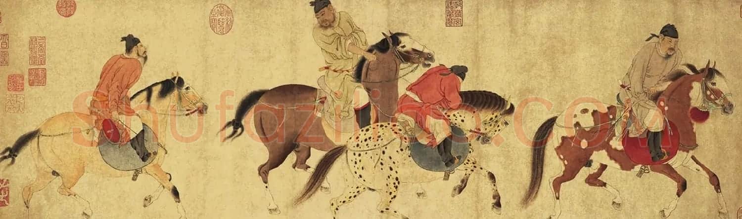 元代书画家任仁发画马作品欣赏 | 传世书法作品欣赏