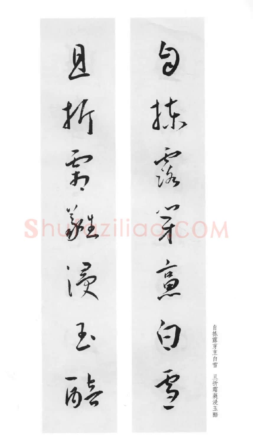 明代王宠行草书集字对联79副 | 名家书法作品赏析