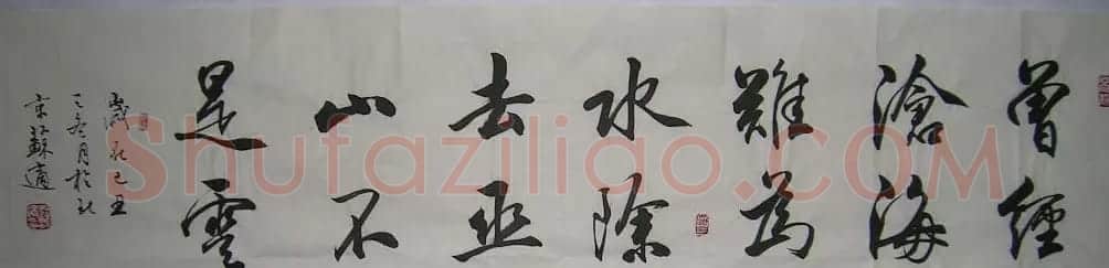 苏适行书书法作品欣赏 | 软笔书法作品