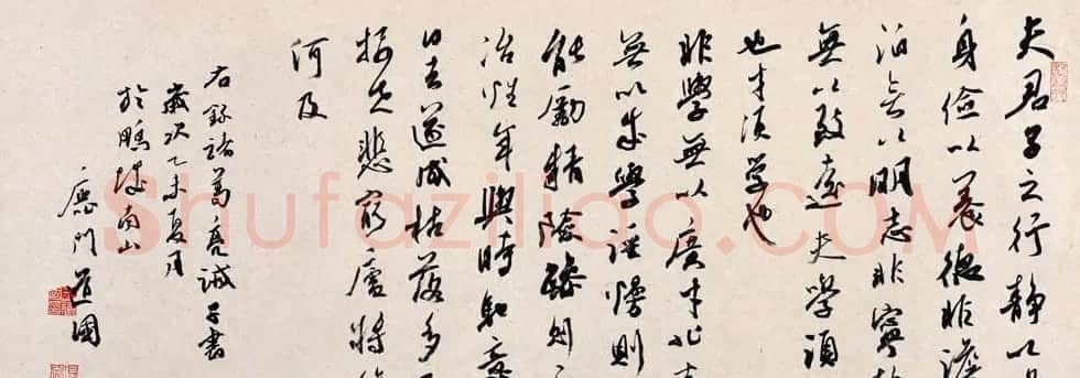 深圳航空飞行机长王道国书法作品欣赏 | 书法作品赏析
