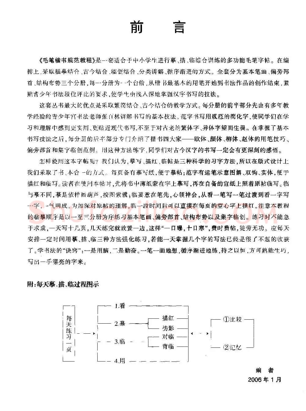 海南版精品字帖《毛笔楷书实用教程-楷书笔画》 | 毛笔楷书字帖