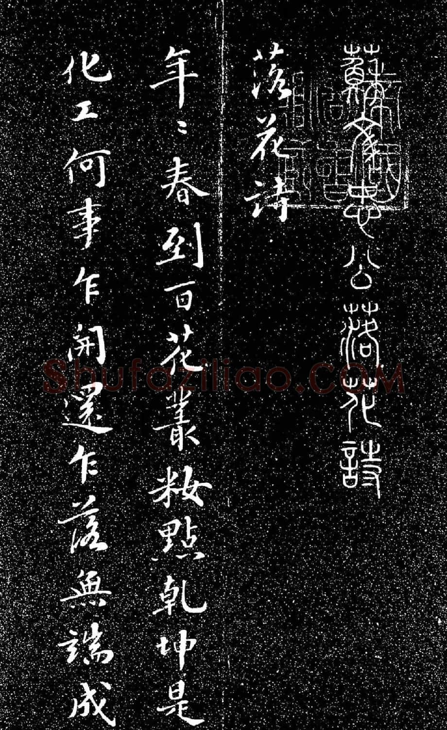 苏东坡49岁书落花诗（日本藏） | 软笔书法作品