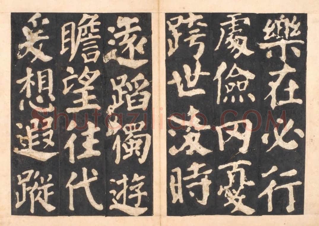宋拓唐东方画赞碑 | 故宫铭刻类藏品