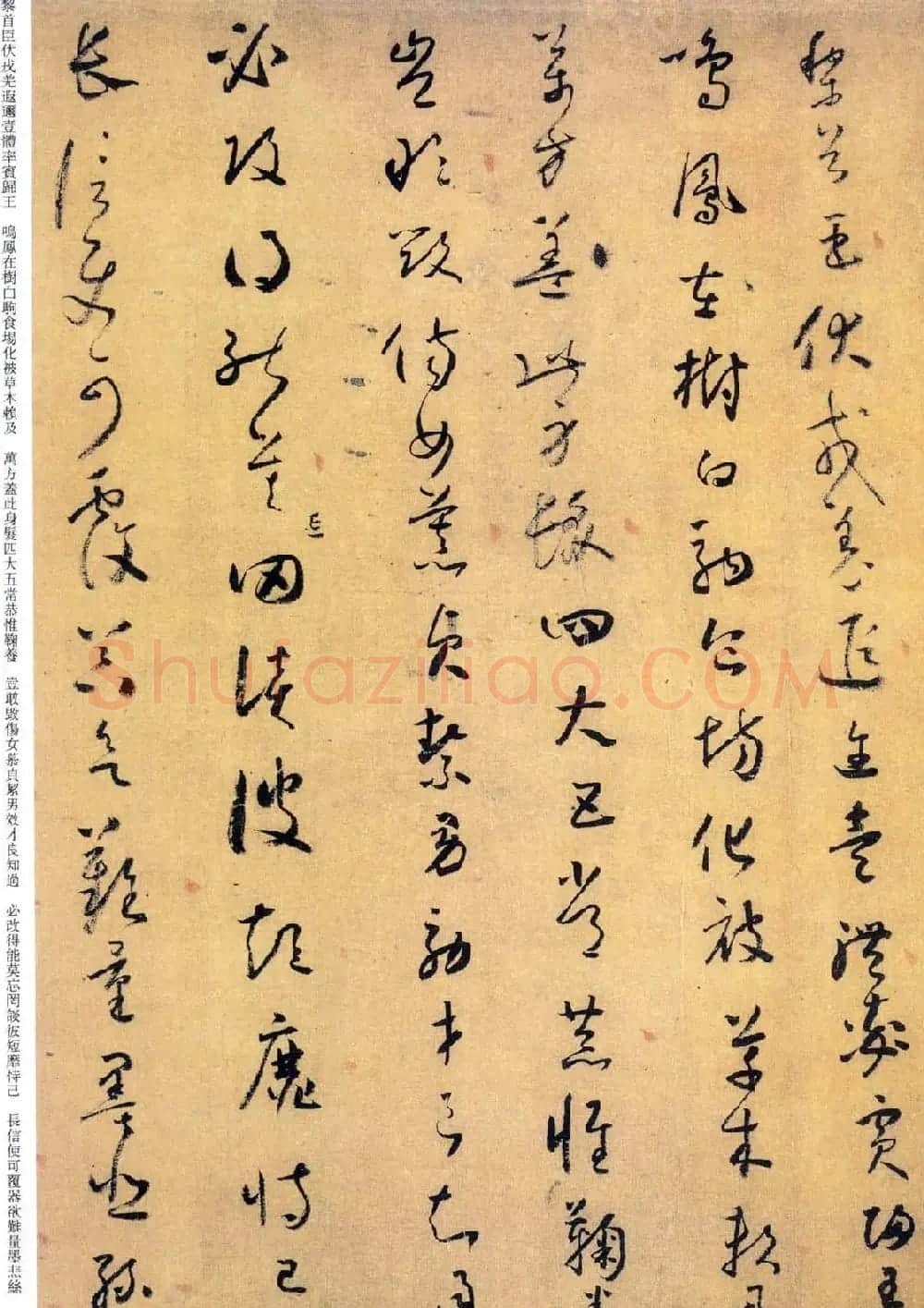 唐代怀素《小草千字文》墨迹 | 毛笔草书字帖