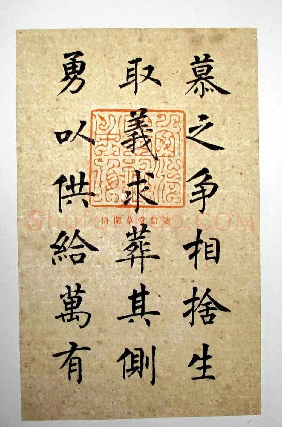 杨华书法楷书册页《松赋》 | 书法名家作品鉴赏
