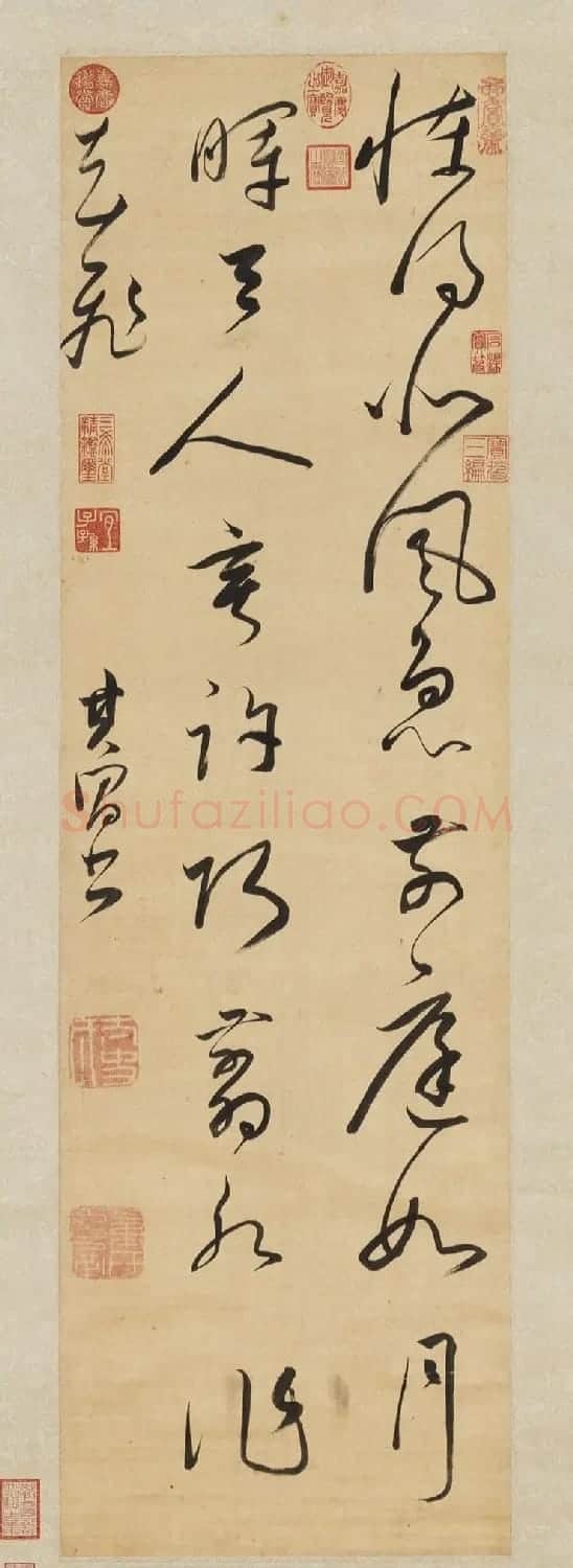 董其昌书法诗轴九幅(台北故宫藏) | 书法名家作品欣赏