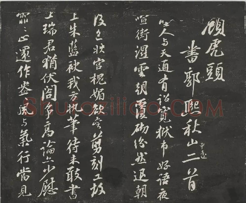 宋代苏轼法帖《观海堂苏帖》册 | 软笔书法作品
