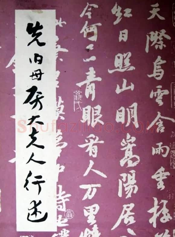 王世镗为于右任书《于母房太夫人行述》 | 书法作品欣赏