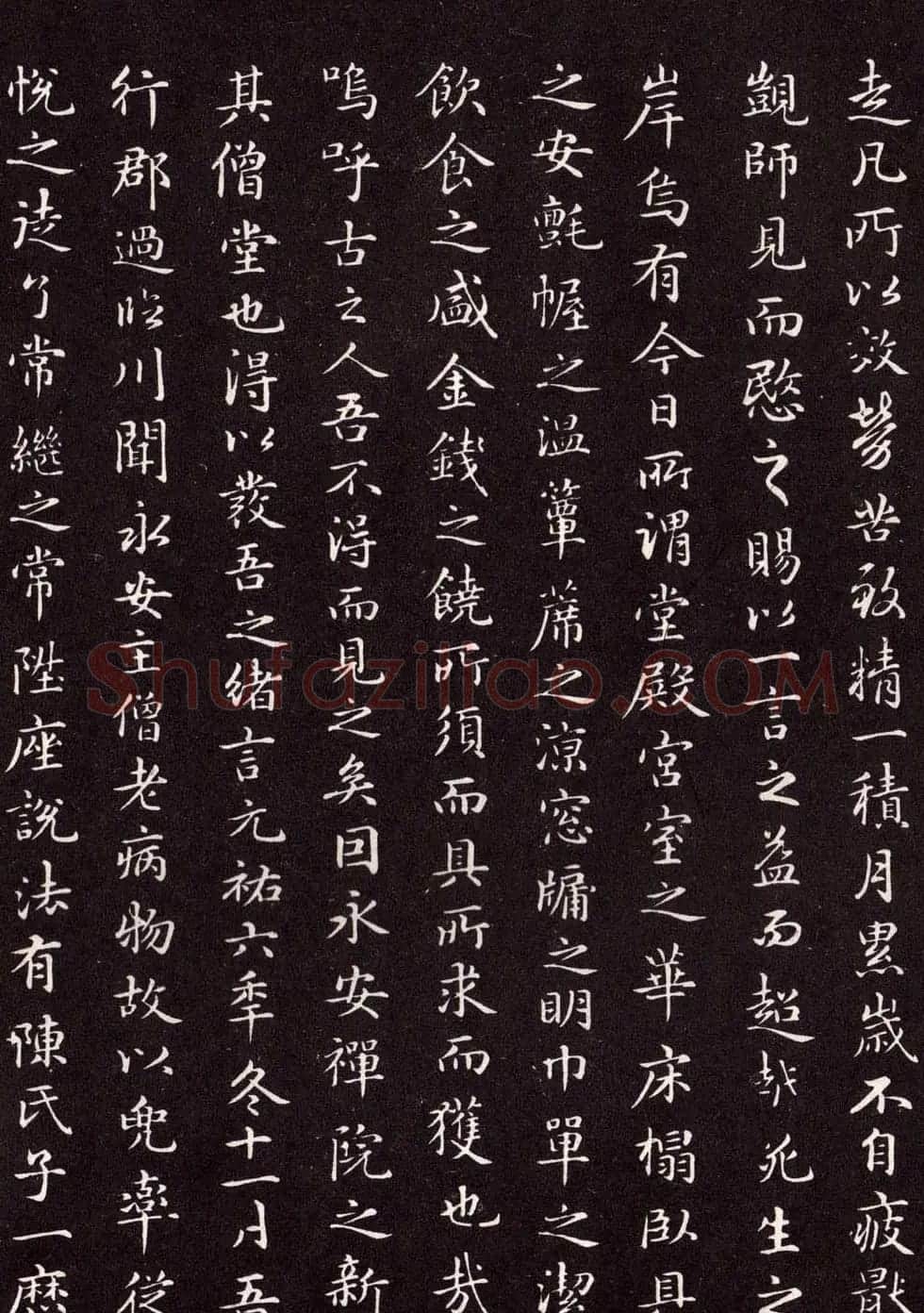 赵孟頫行楷书法抚州永安禅院僧堂记 | 名家书法作品赏析