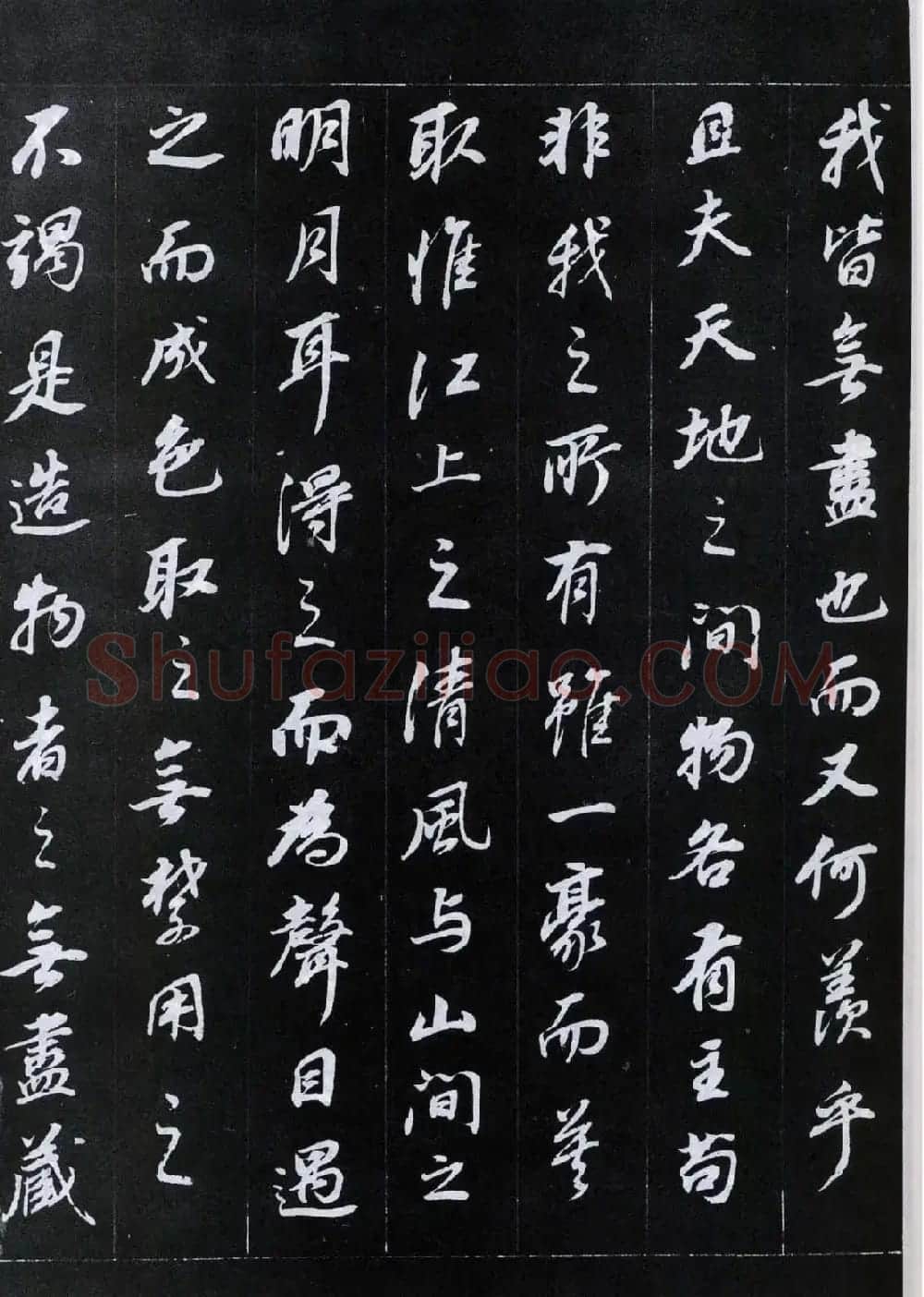 董其昌书法欣赏《前后赤壁赋》刻本 | 名家书法作品赏析
