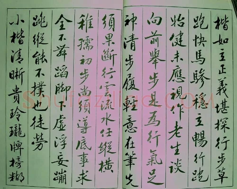 青少年行书范本《廖蕴玉著并书.论书七绝句一百首》 | 软笔行书字帖