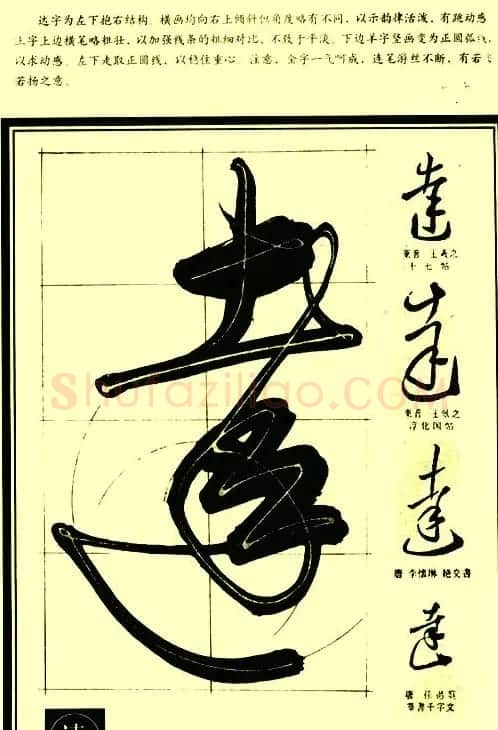 字帖图片《行草笔法解析》 | 毛笔草书字帖