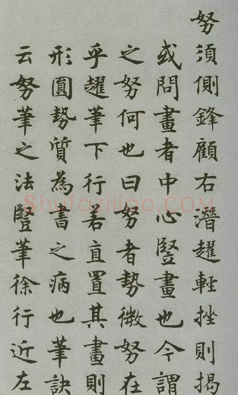 沈尹默楷书《禁经永字八法》 | 软笔楷书字帖