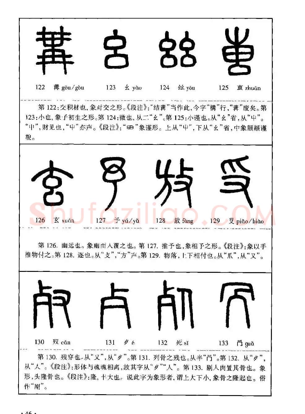 篆书导学篆书用笔间架一百法 | 毛笔篆书字帖
