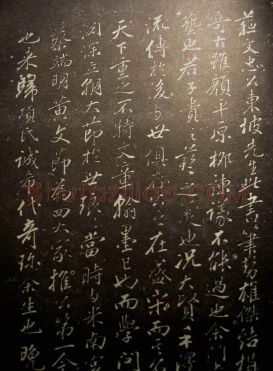 苏轼行书欣赏楚颂帖附跋 | 毛笔书法作品