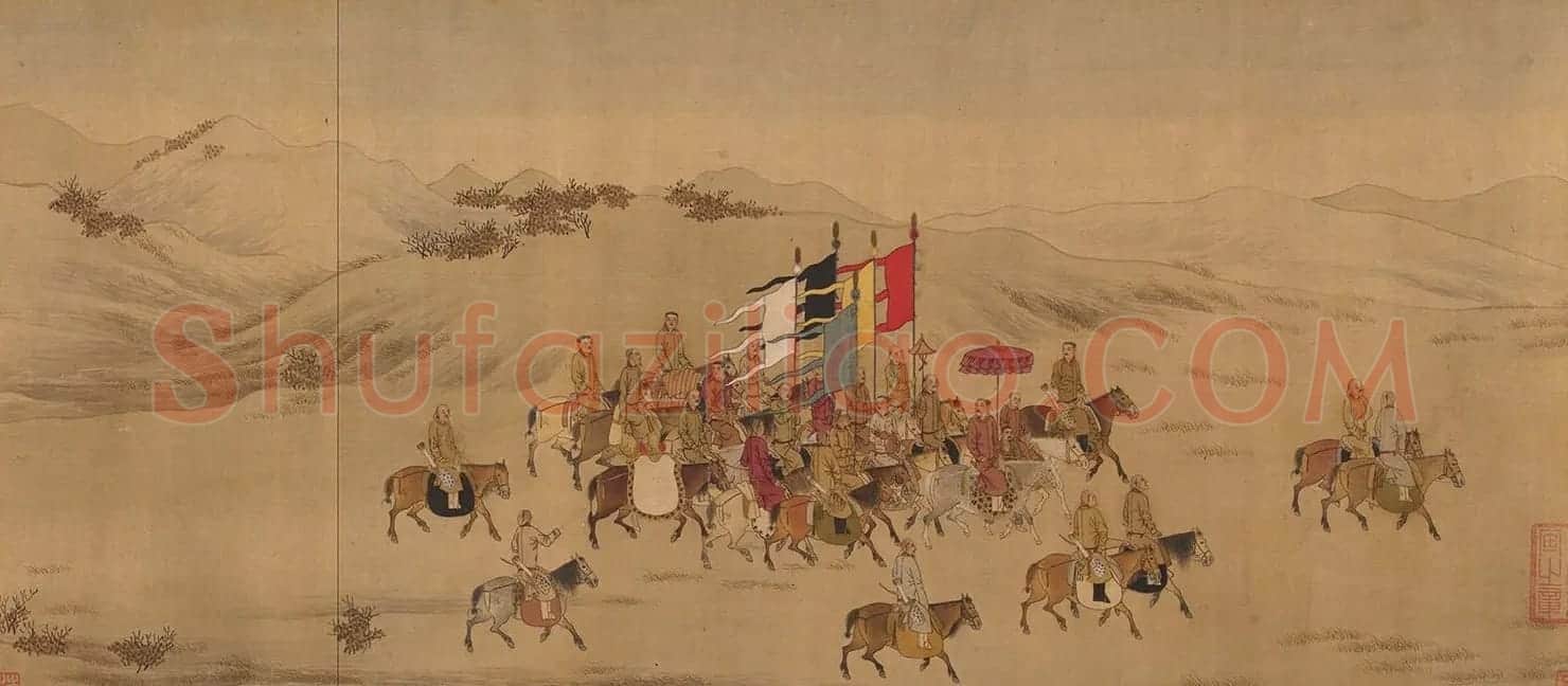 宋人字画：楷书胡笳十八拍+文姬归汉图 | 传世书法作品鉴赏