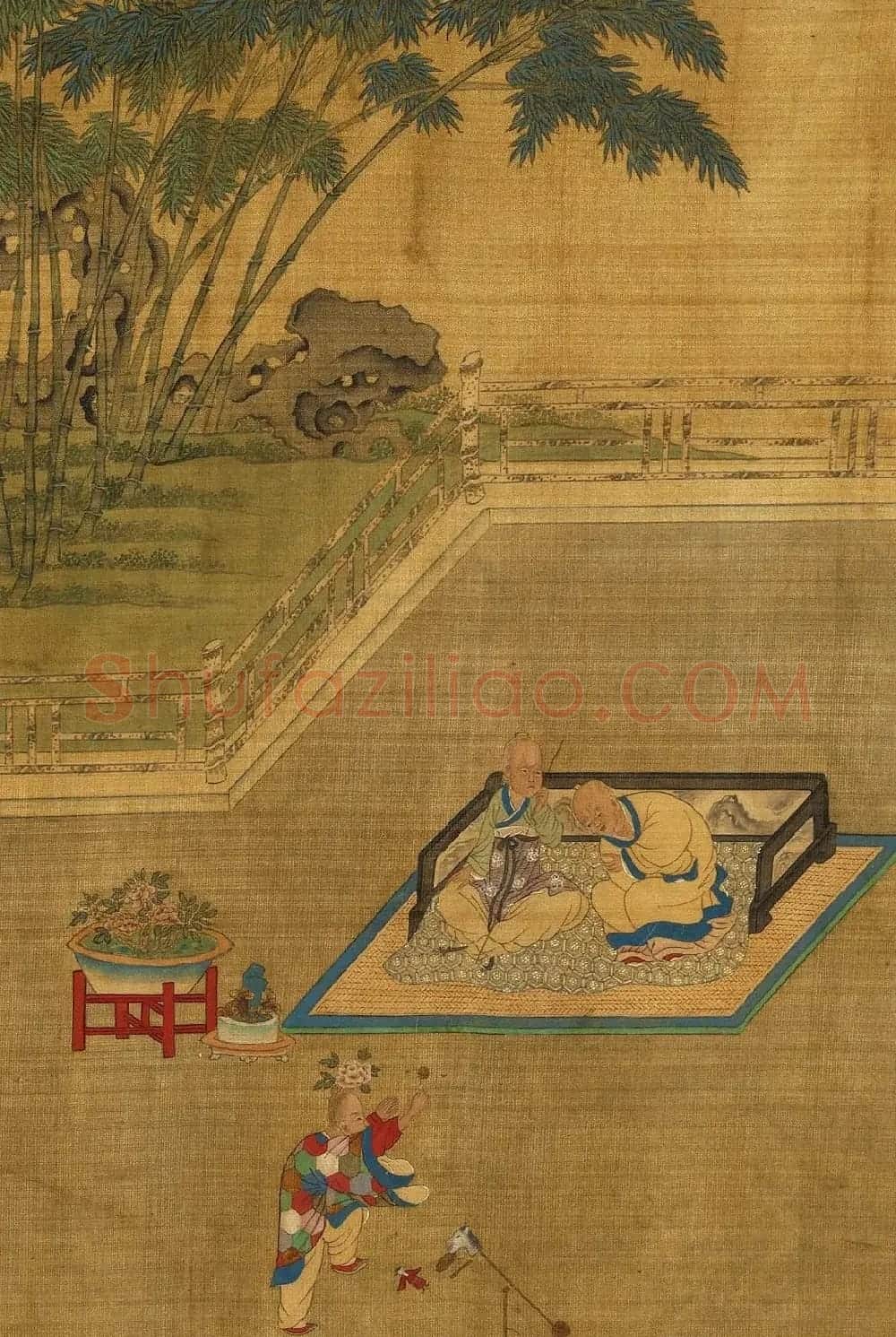文徵明隶书许初行书合题《纯孝图》 | 传世书法作品欣赏