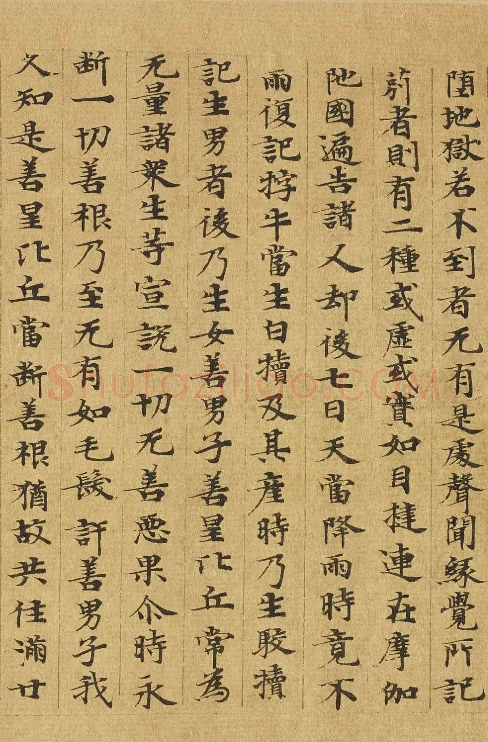 楷书高清大图欣赏《大般涅槃经迦叶菩萨品第十二》 | 敦煌写经欣赏