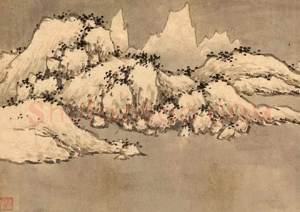 白石翁沈周书画手卷《钓雪图》附书法题跋 | 传世书法作品精选