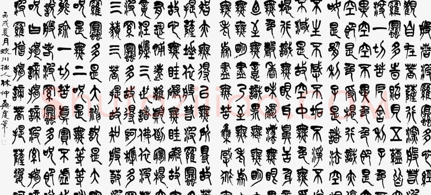 林仲兴篆书《心经》 | 心经书法作品