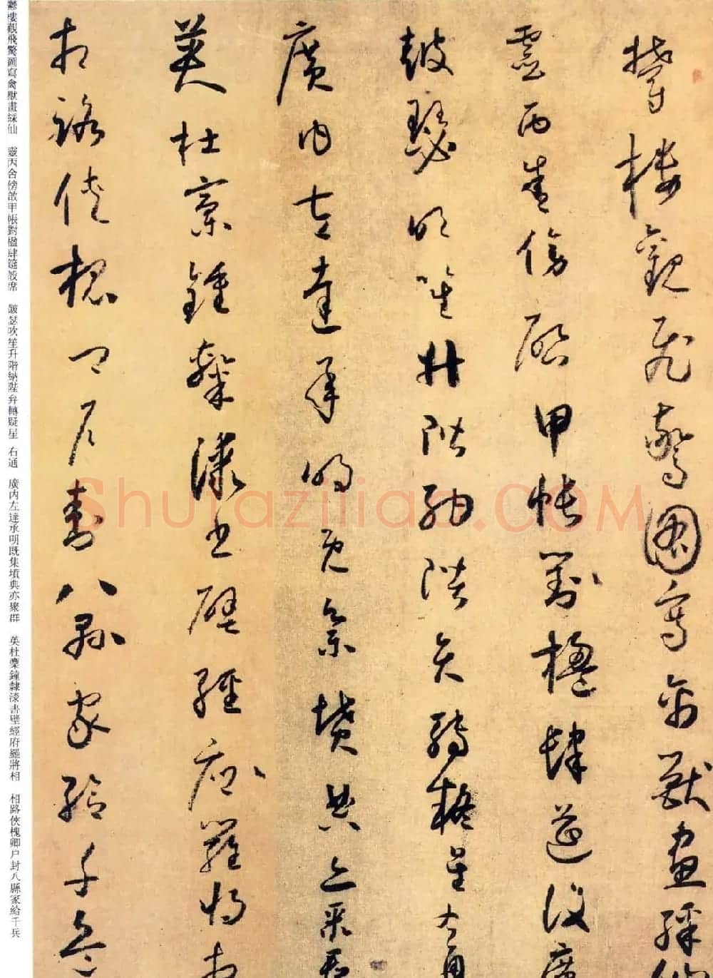 唐代怀素《小草千字文》墨迹 | 毛笔草书字帖