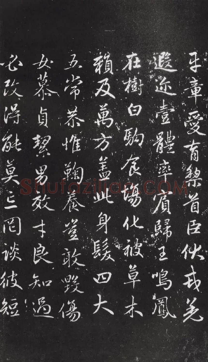 赵松雪书法勒石元拓本《乐善堂帖》 | 书法碑帖