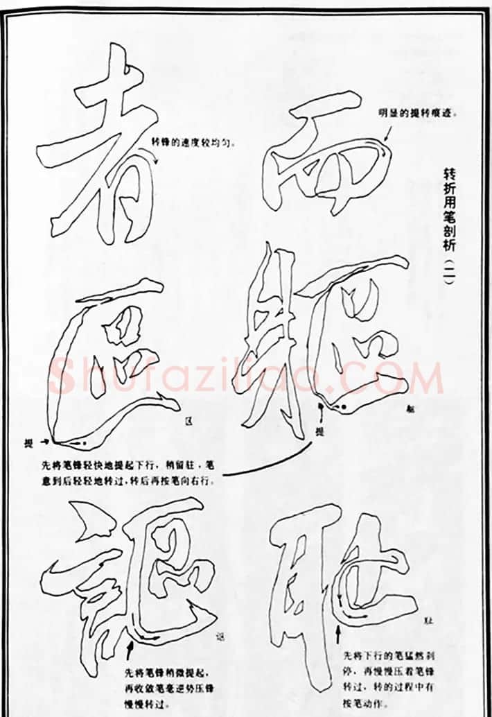 字帖教材《米芾行书笔法图解》 | 软笔行书字帖
