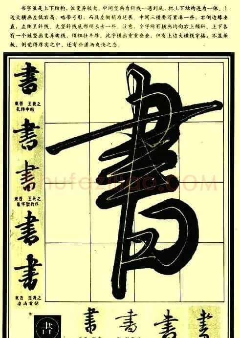 字帖图片《行草笔法解析》 | 毛笔草书字帖