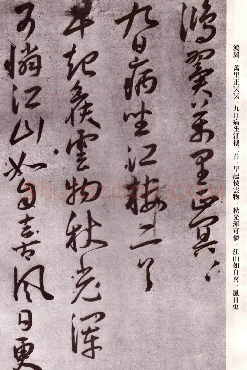 明代书法家王宠行草自书杂诗 | 名家书法作品精选