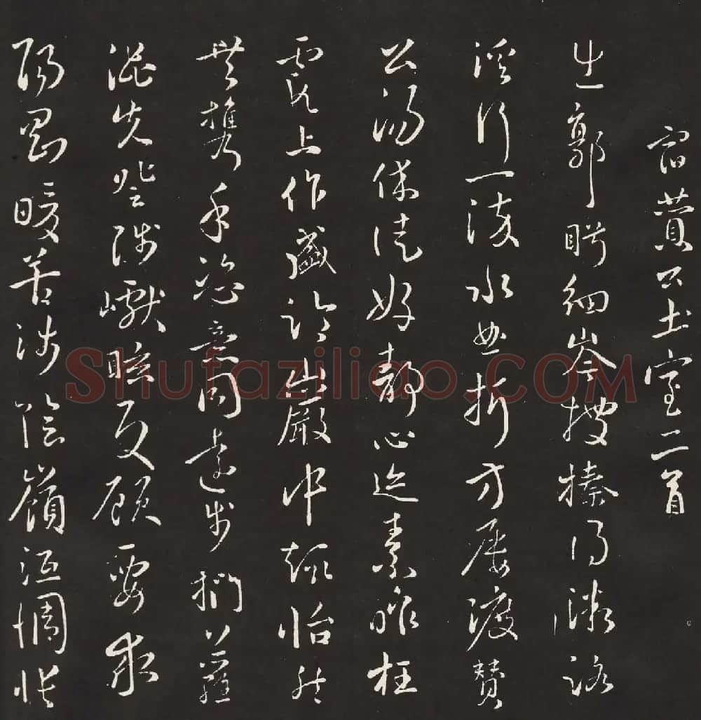 宋琬集二王书法《二妙轩碑》杜诗石刻 | 书法名家作品欣赏