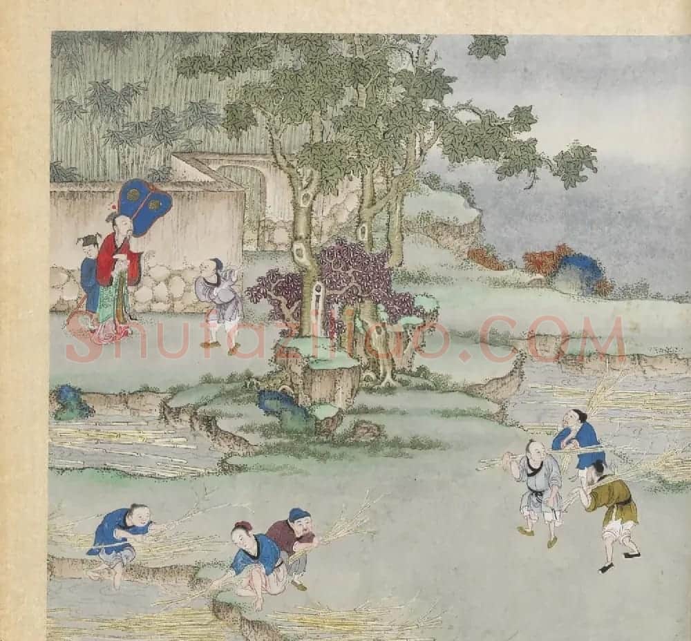 彩色字画大图欣赏《新诗造纸书画谱》 | 传世书法作品精选