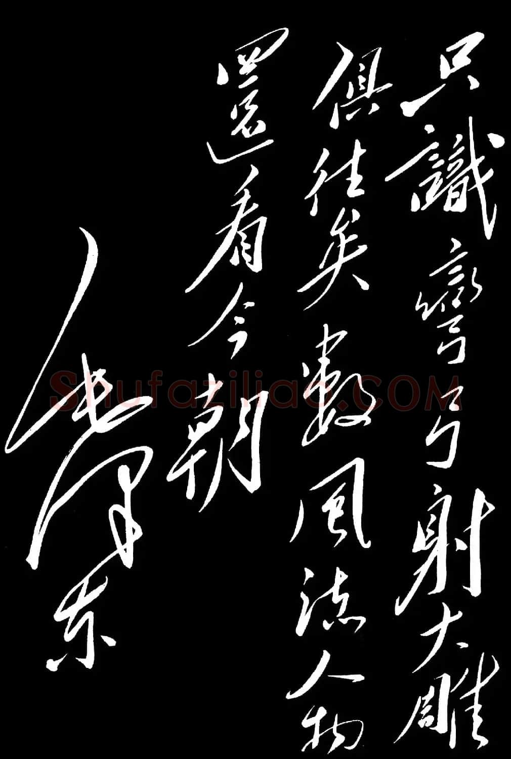 毛泽东行草书法作品《沁园春·雪》 | 毛笔书法作品