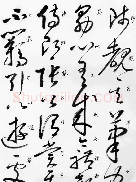 启功草书临唐怀素自叙帖 | 软笔草书字帖