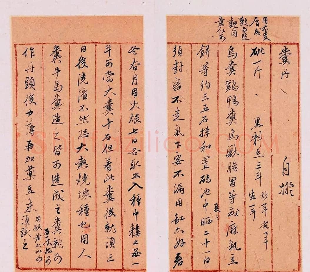 明代徐光启手迹欣赏《农政全书札记册》 | 书法名家作品欣赏