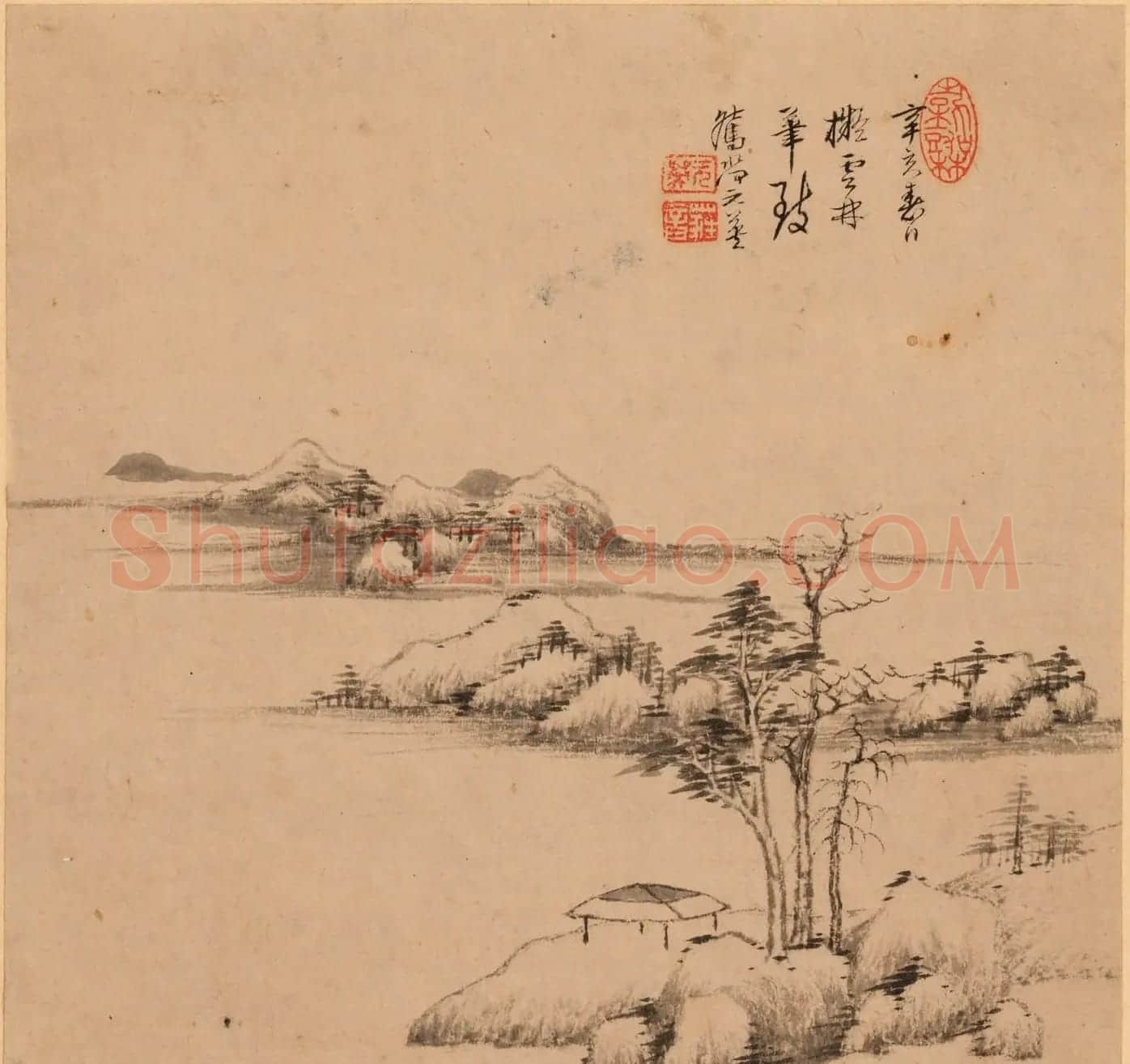 字画珍品：清初12人书法题《名家书画册》 | 传世书法作品赏析