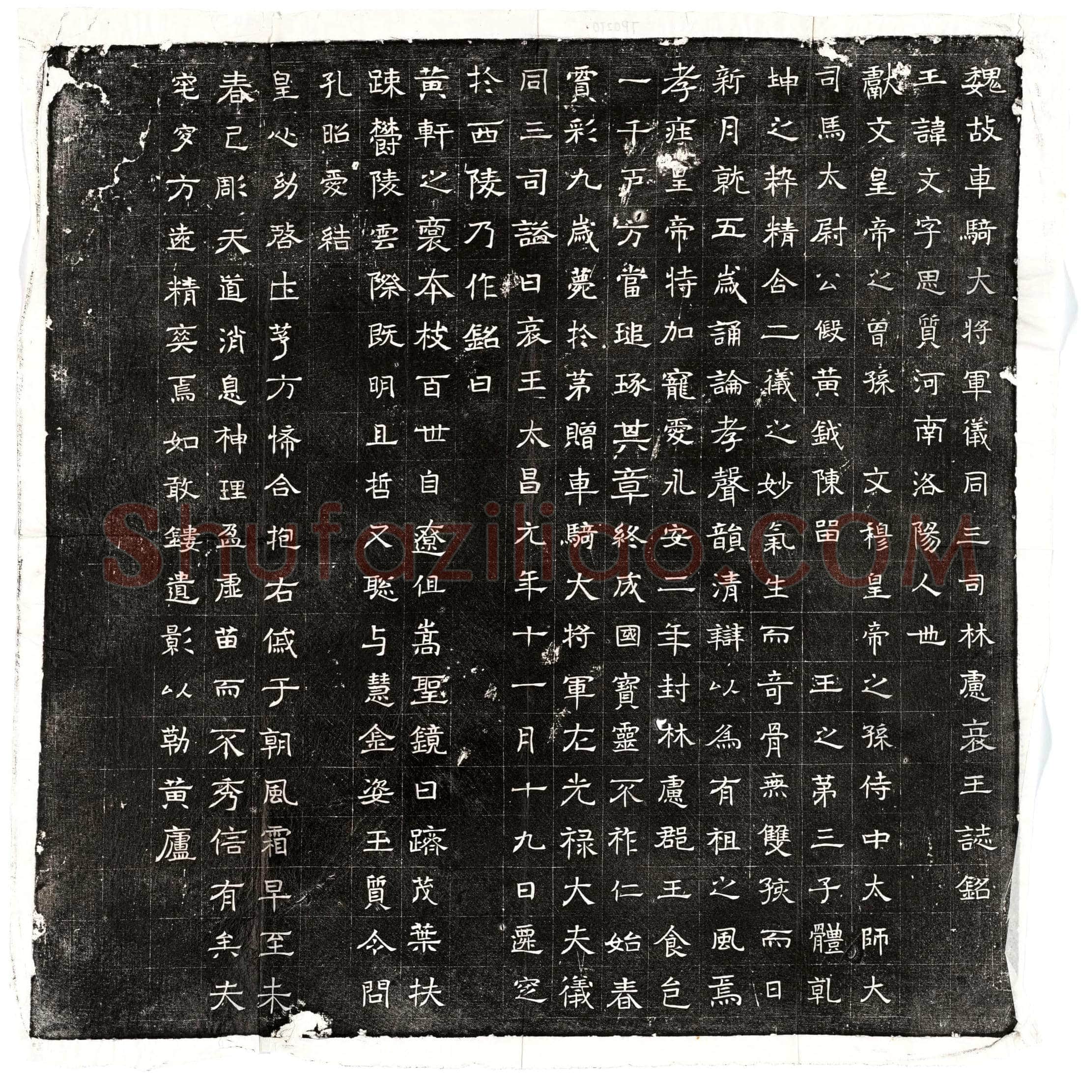 北朝元文墓誌(魏故车骑大将军仪同三司林虑哀王誌铭)