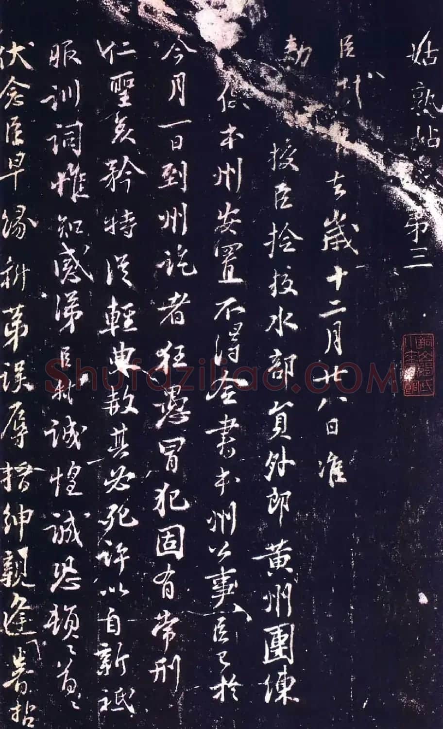 苏轼行书欣赏《到黄州谢表》 | 毛笔书法作品