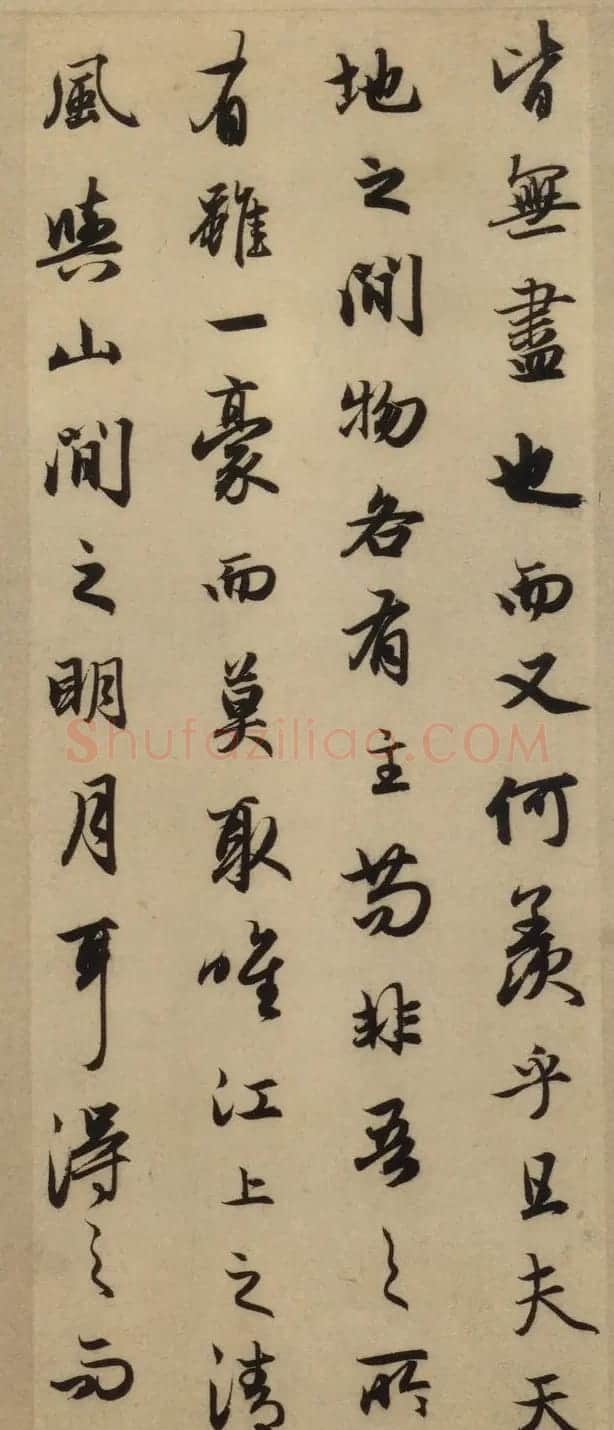 赵孟頫书法作品欣赏《前赤壁赋》 | 书法名家作品欣赏