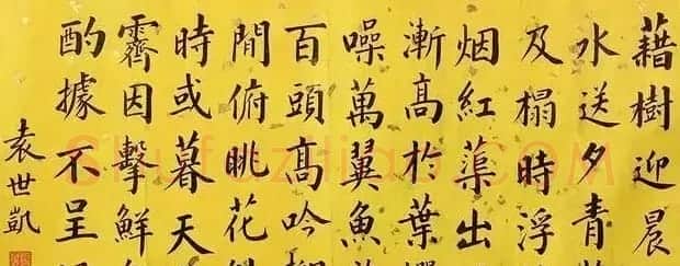 袁世凯书法墨迹 | 书法作品鉴赏