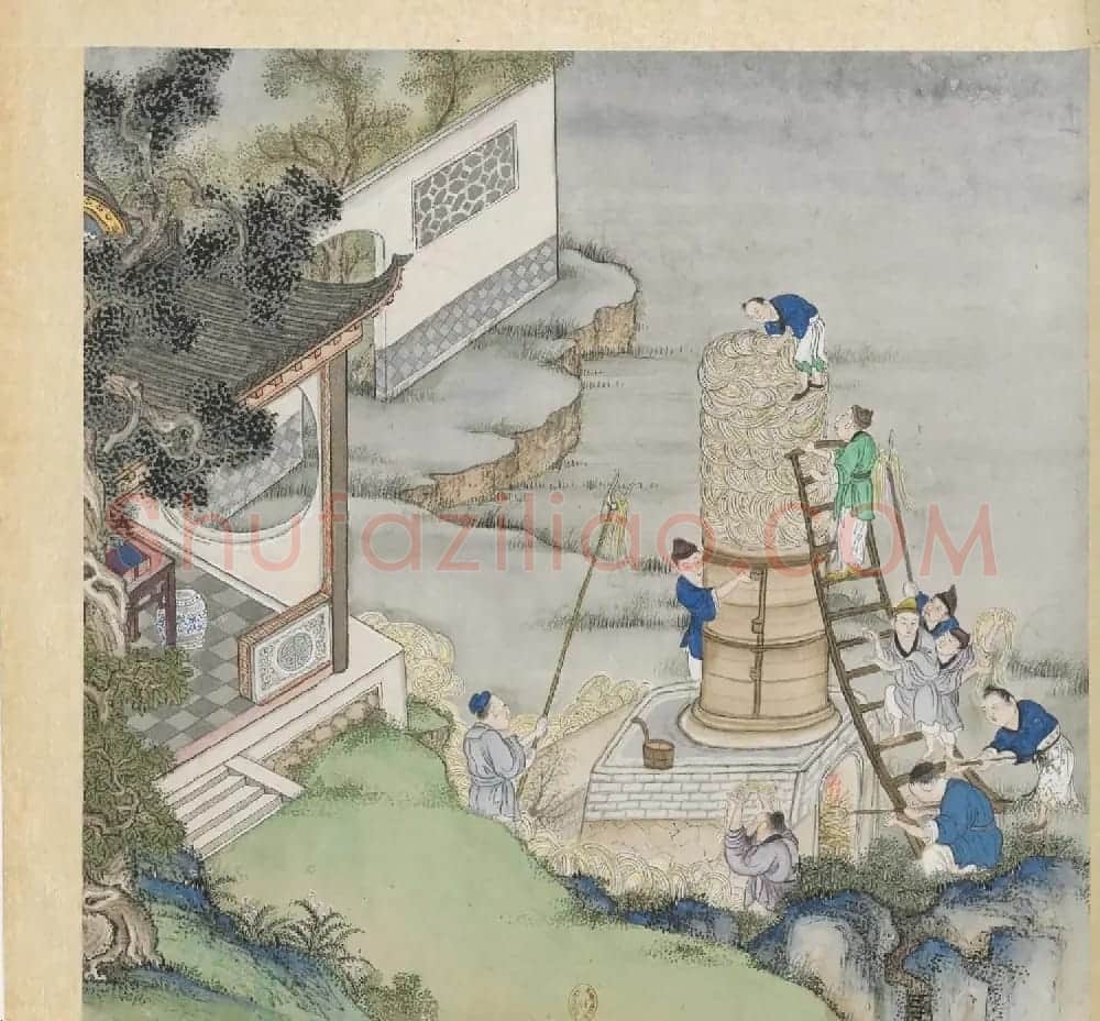 彩色字画大图欣赏《新诗造纸书画谱》 | 传世书法作品精选