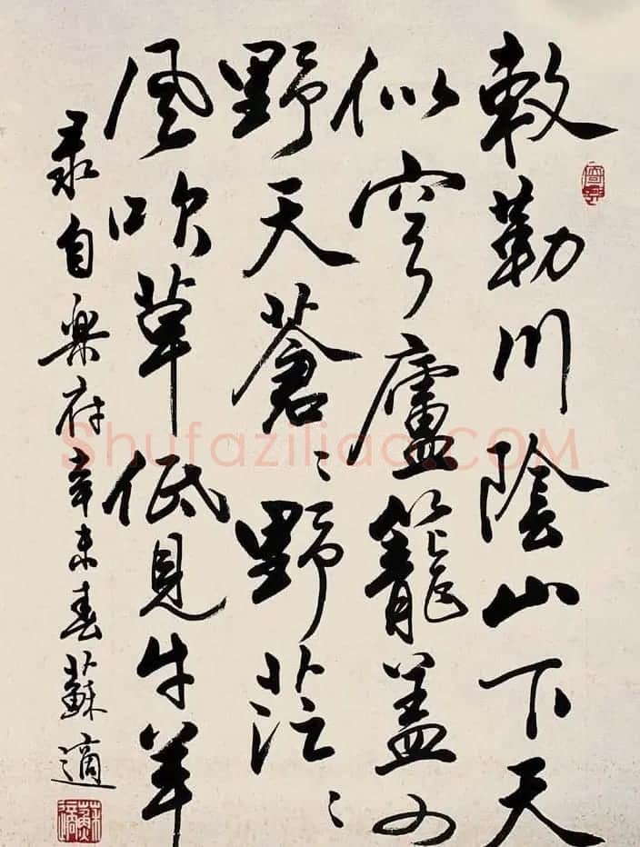 苏适行书书法作品欣赏 | 软笔书法作品