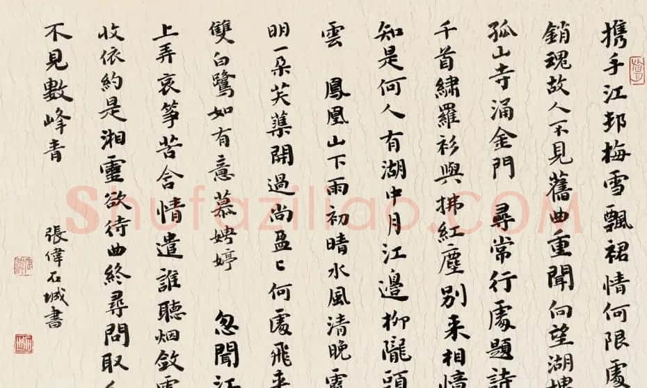 南京书画院副院长张伟书法作品 | 书法作品精选
